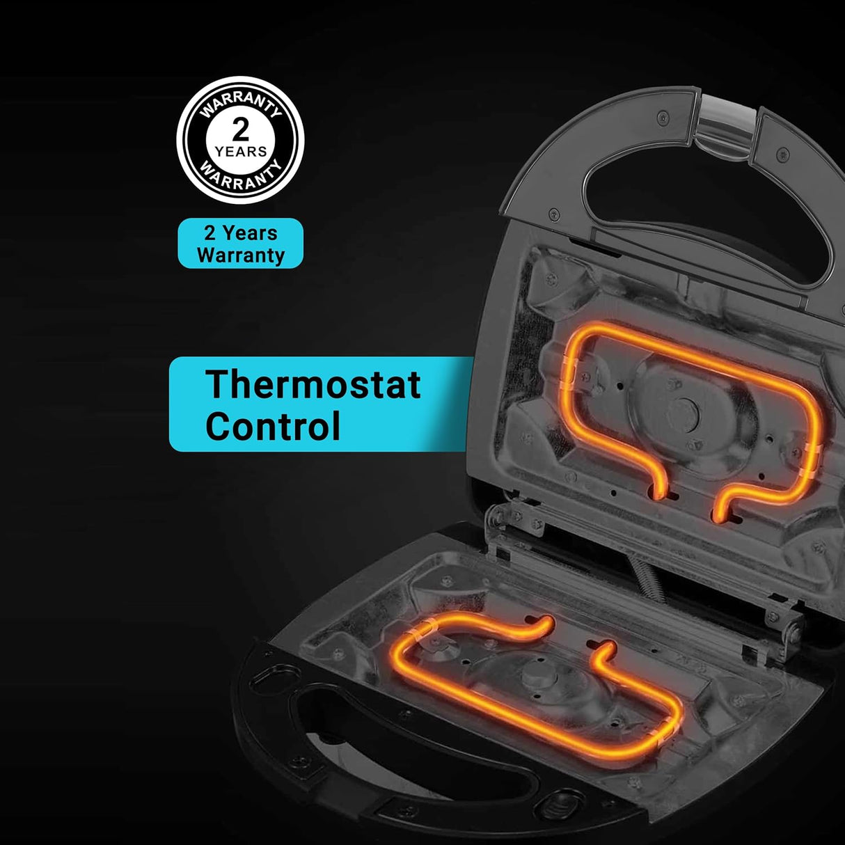 BLACK+DECKER TS2090 Sandwich Maker Grill (OPENBOX)