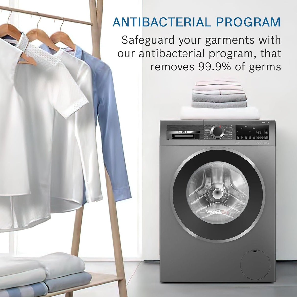 BOSCH WASH/DRY 10.5/6KG WNA2E4U1IN GRY(OPENBOX)