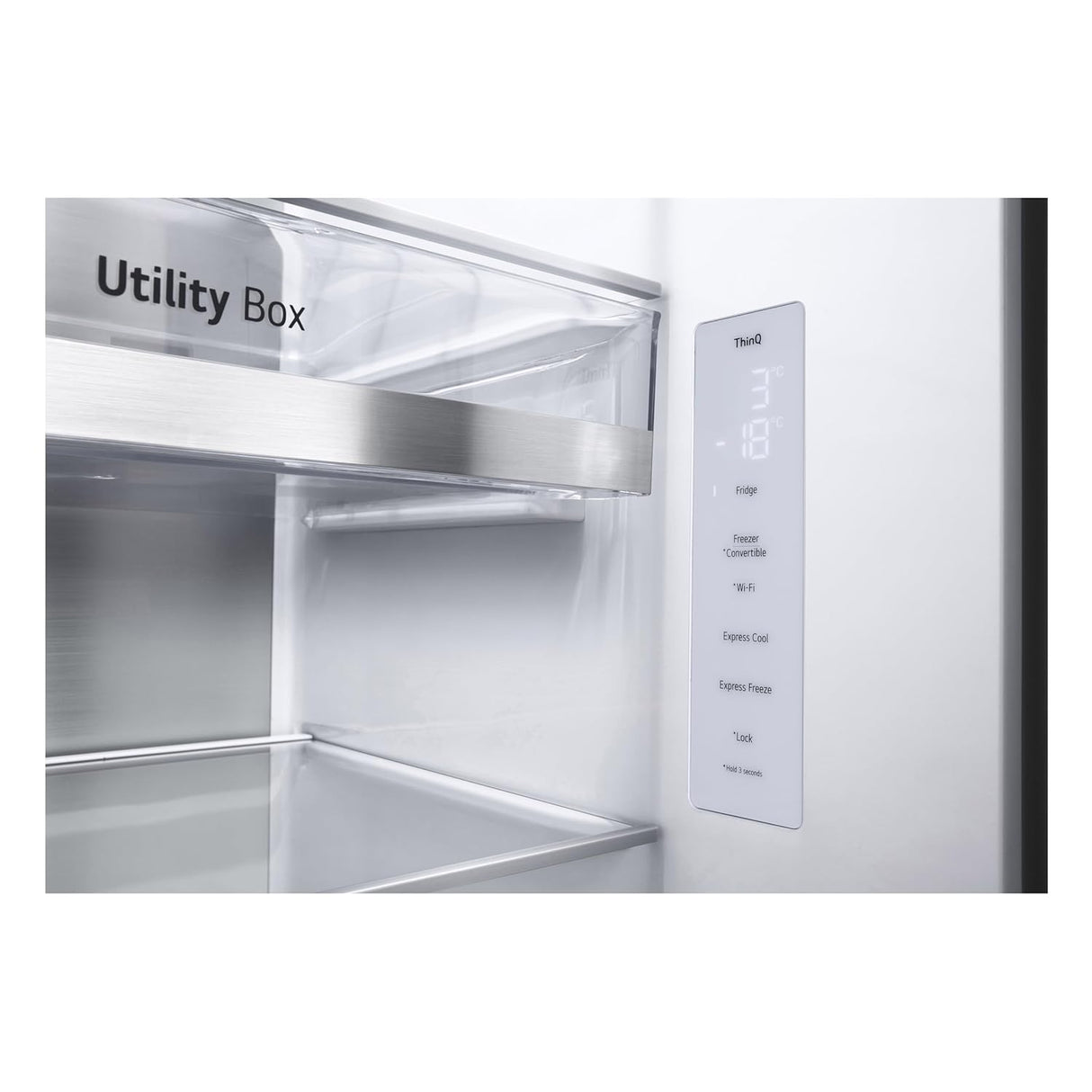 LG 630 Litres 3 Star Frost Free Side by Side Door Smart Wifi Enabled Refrigerator with Multi Air Flow (GL-X257AMC3, Matt Black) (OPENBOX)