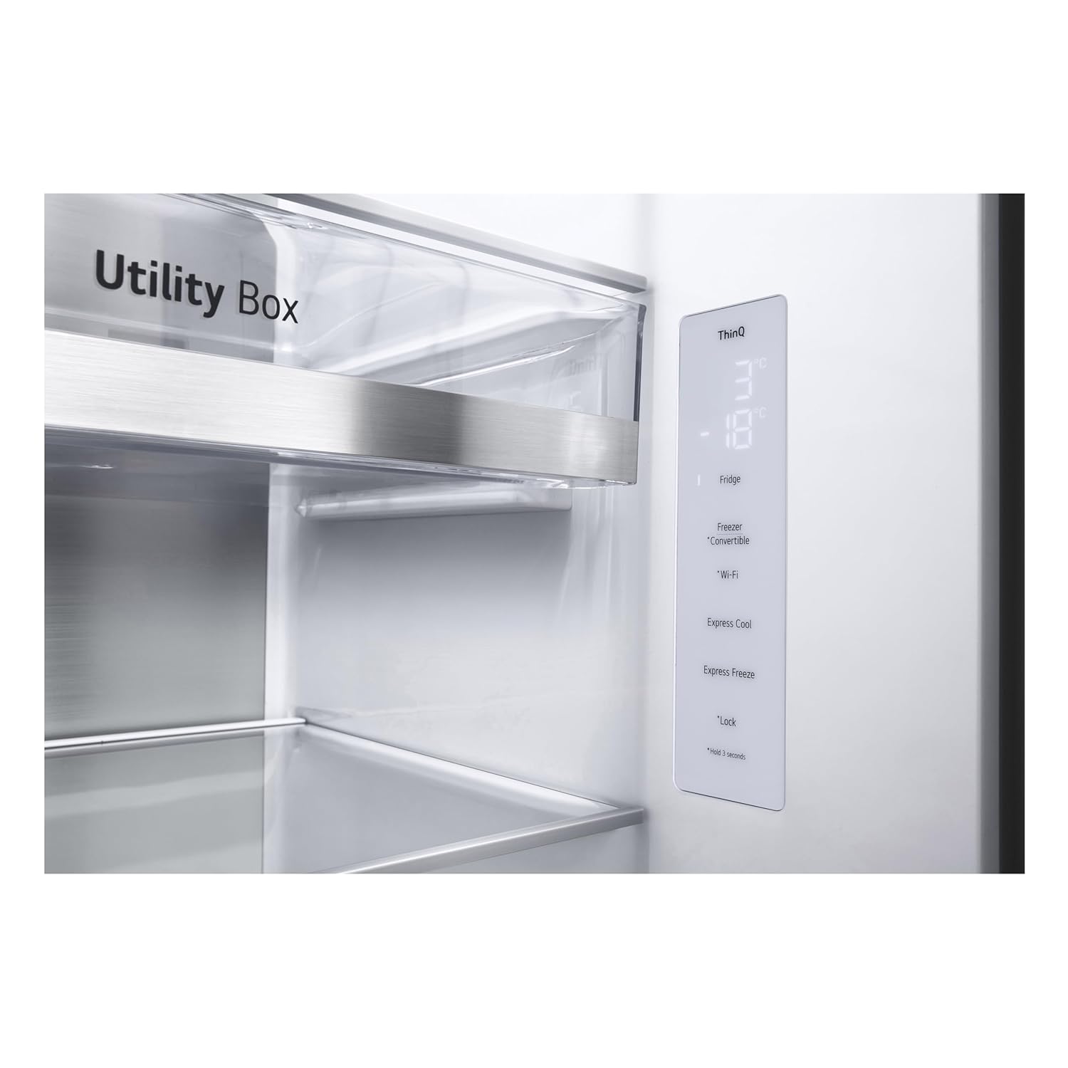 LG 630 Litres 3 Star Frost Free Side by Side Door Smart Wifi Enabled Refrigerator with Multi Air Flow (GL-X257AMC3, Matt Black) (OPENBOX)