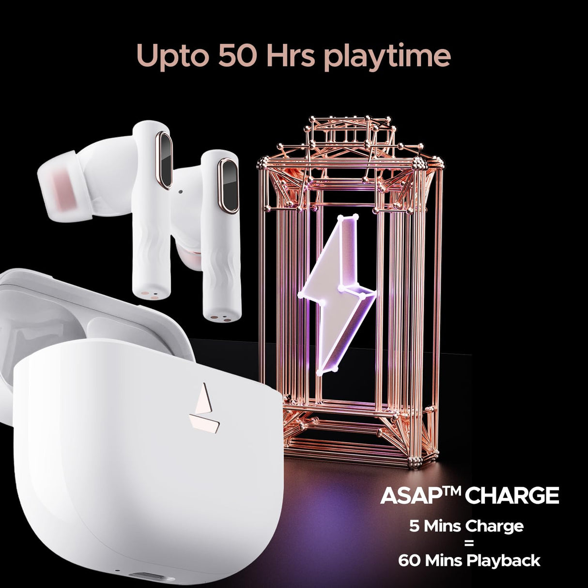 BOAT TWS NIRVANA NEBULA WHITE (OPENBOX)