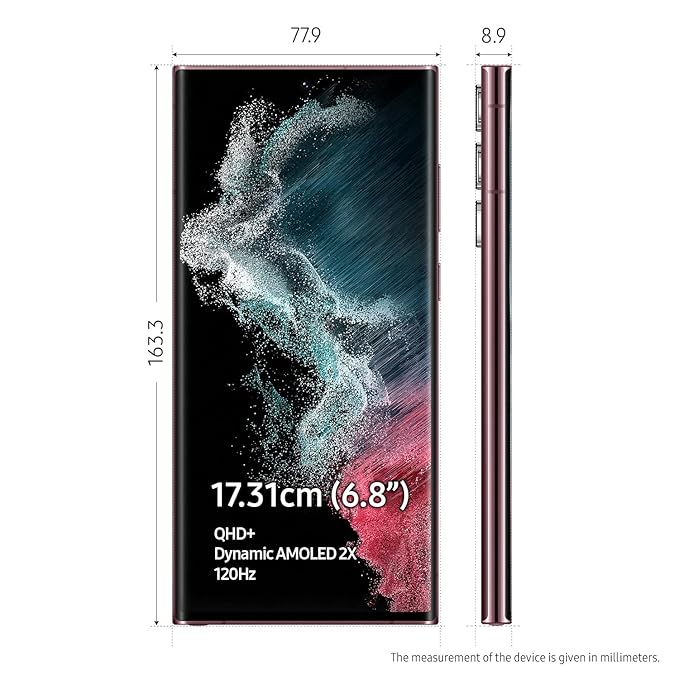 Samsung Galaxy S22 Ultra 12GB RAM and 256GB storage