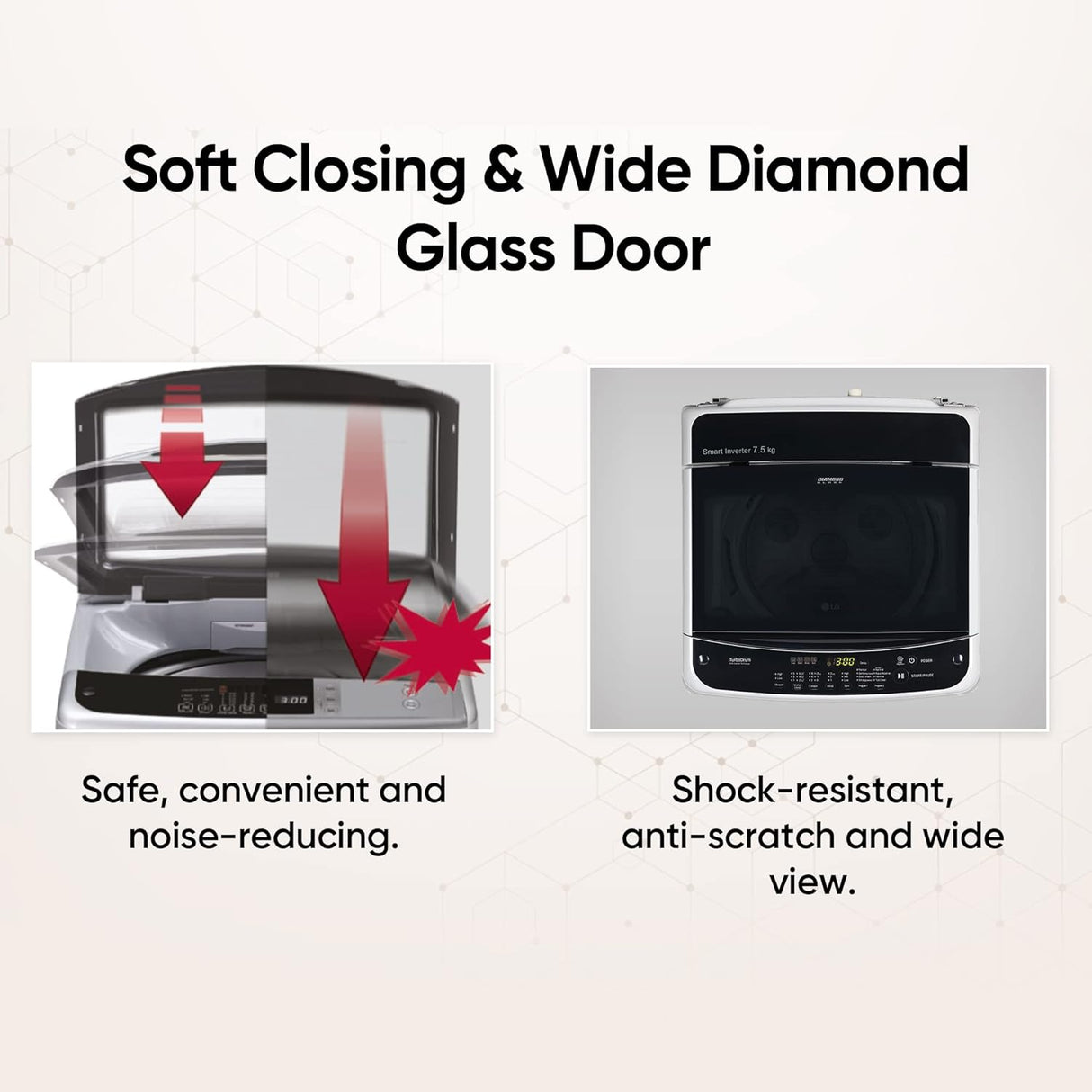 LG 7.5 kg 5 Star Inverter Fully Automatic Top Load Washing Machine (T75SKSF1Z.ASFQEIL, TurboDrum, Middle Free Silver) (OPENBOX)