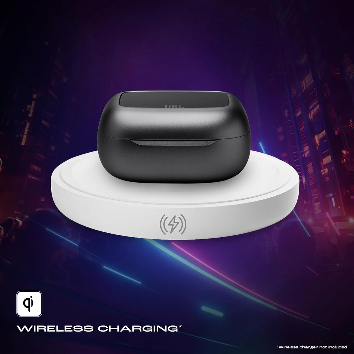 JBL New Launch Live Beam 3 TWS,Hi-Res Audio True ANC Earbuds,Smart Case with Touch Display,48H Playtime,Wireless Charging,6 Mic,Multipoint Connection,Ip55 Proof, Headphones App,Personi-Fi 3.0 (Black) (OPENBOX)