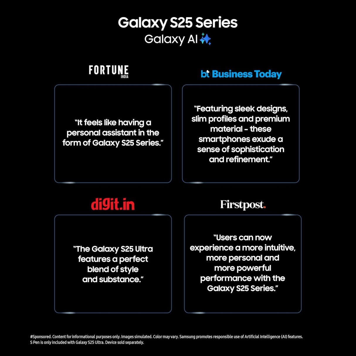 Samsung Galaxy S25 (12GB RAM, 256GB Storage)