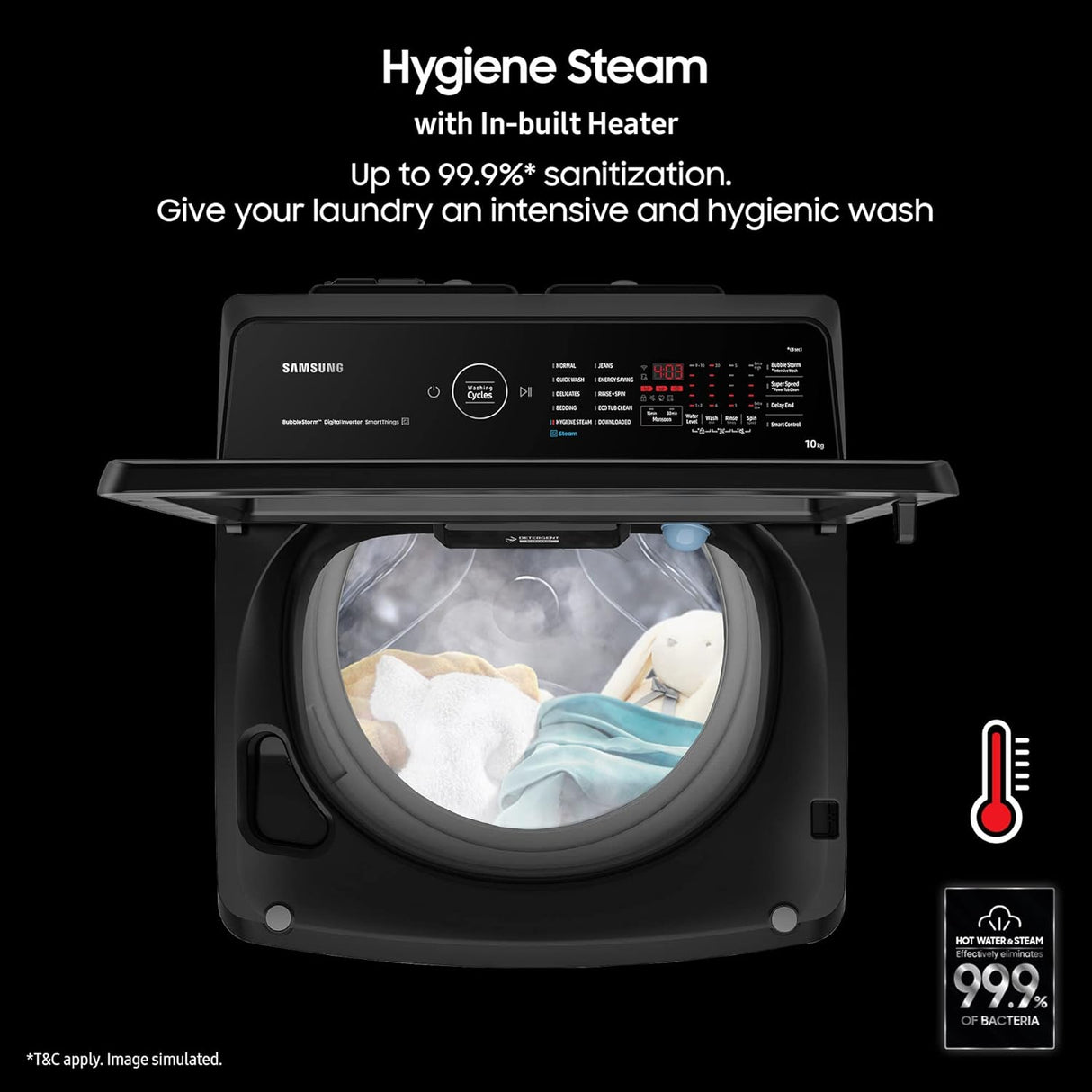 Samsung 8 kg Top Load Washing Machine (Model: WA80BG4582BDTL, Dark Gray) (OPENBOX)