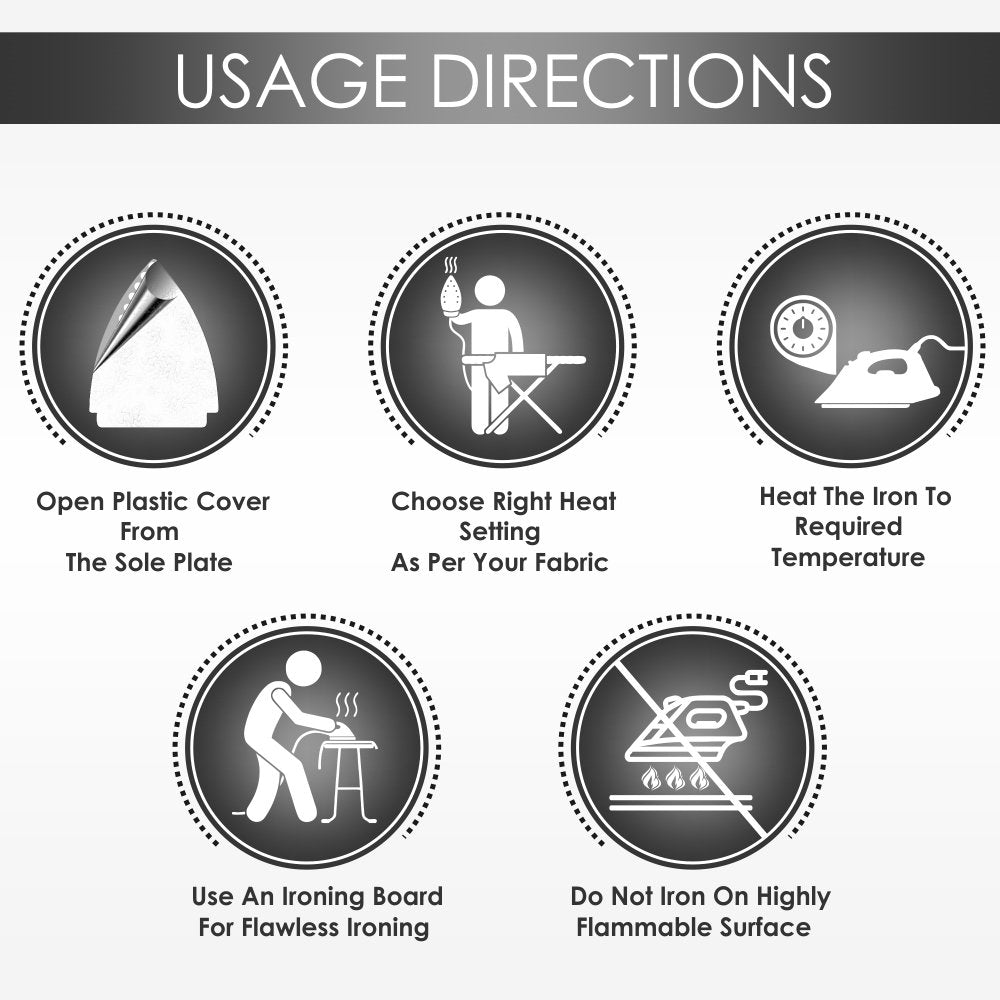 Morphy Richards Inspira 1000 Watts Aluminium Dry Iron (OPENBOX)