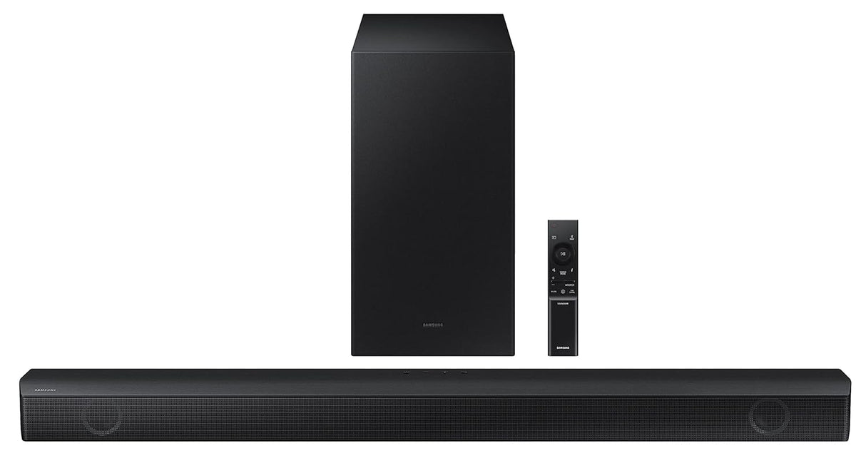 Samsung 410W 2.1ch B550 Soundbar with Wireless Subwoofer and Dolby Audio (HW-B550/XL, Egyptian Black) (OPENBOX)