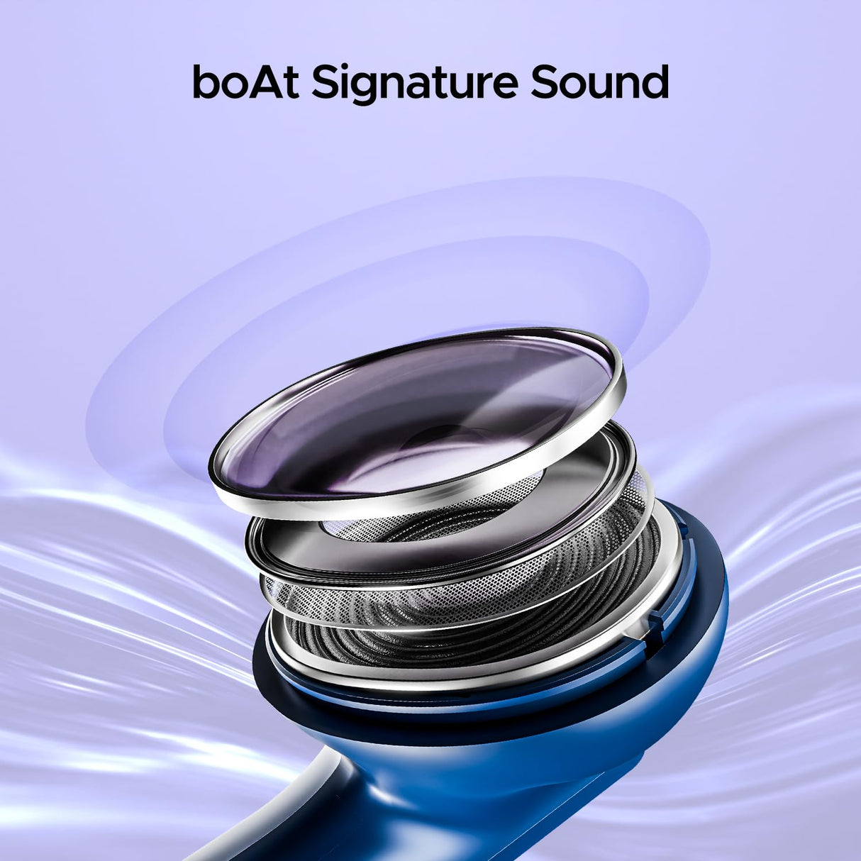 boAt Airdopes 91, 45HRS Battery, 50ms Low Latency, ENx Tech, Fast Charge, IPX4, IWP Tech, v5.3 Bluetooth Earbuds, TWS Ear Buds Wireless Earphones with mic (Starry Blue) (OPENBOX)