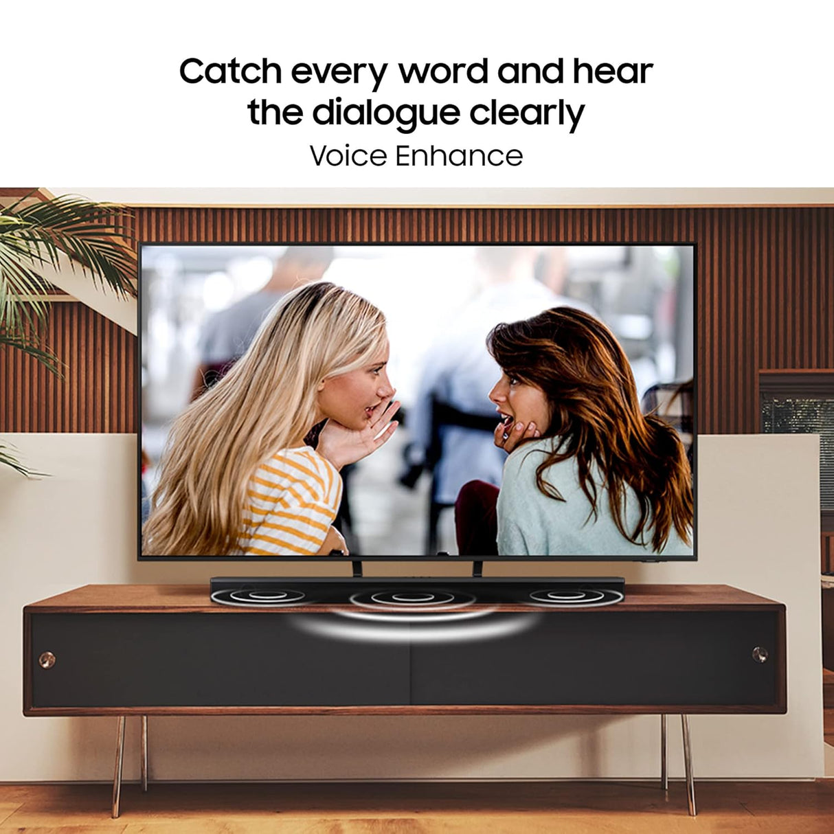 Samsung 410W 2.1ch B550 Soundbar with Wireless Subwoofer and Dolby Audio (HW-B550/XL, Egyptian Black) (OPENBOX)