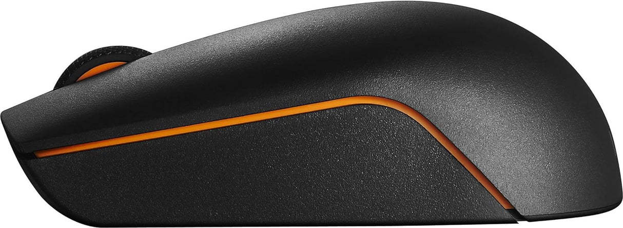 Lenovo 300 Wireless Compact Mouse,1000 DPI Optical sensor, 2.4GHz Wireless Nano USB, 10m range, 3Yr Warranty, 3-button(left,right,scroll) upto 3M left/right clicks, 1Yr battery, Ergonomic (OPENBOX)
