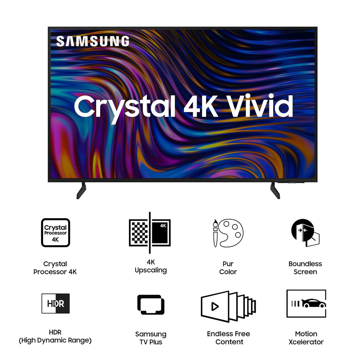 Samsung LED 138cm UA55DUE70 (Crystal 4K Vivid, 2024 Series) (OPENBOX)