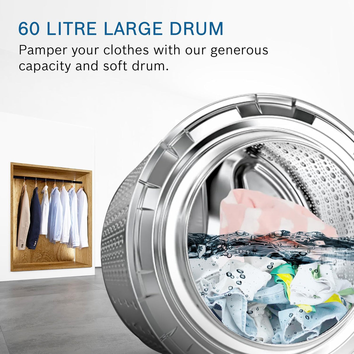 BOSCH WASH/DRY 10.5/6KG WNA2E4U1IN GRY(OPENBOX)