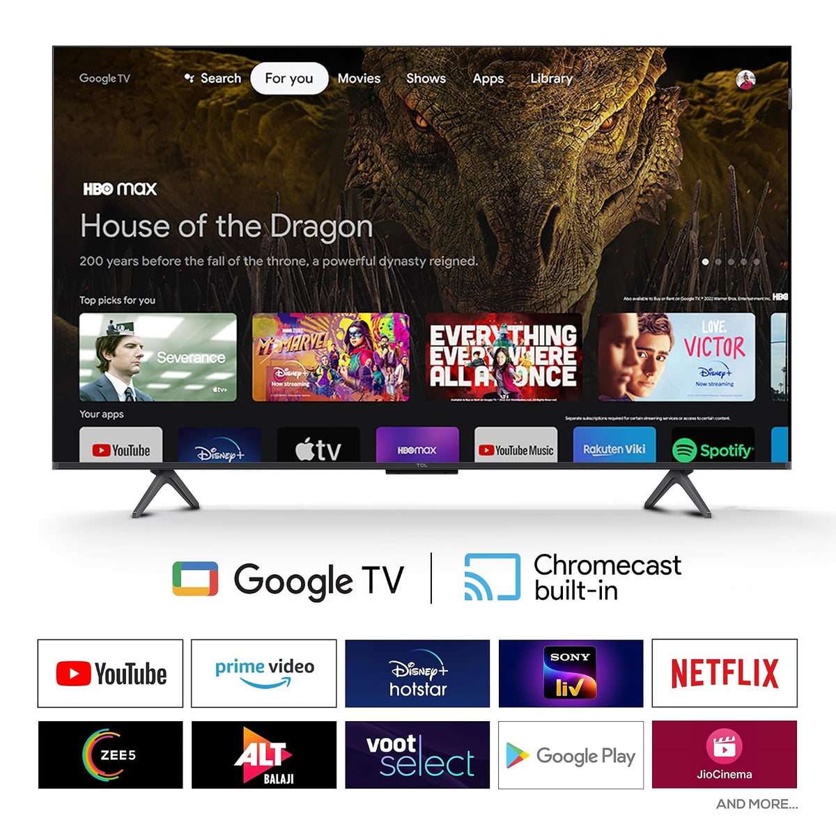 TCL 139 cm (55 inches) 4K Ultra HD Smart QLED Google TV 55T8C