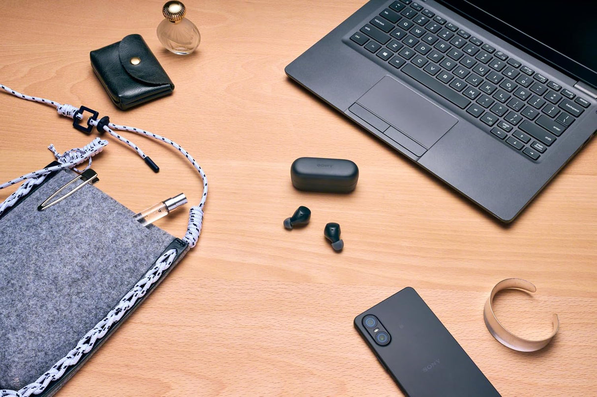 Sony WF-C510 Wireless Bluetooth Earbuds with Mic, TWS, in Ear, Ambient Sound Mode, Small and Comfortable, IPX4, Quick Charge, Multipoint Connectivity, Customized EQ, Up to 22 Hours Battery- Black (OPENBOX)