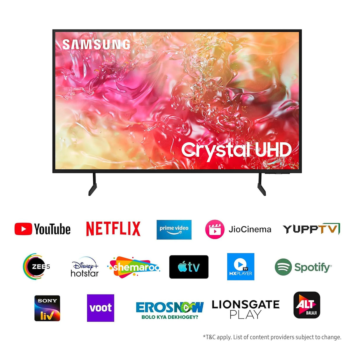 Samsung 138 cm (55 inches) 4K Ultra HD Smart LED TV UA55DU7000KLXL (Black) (OPENBOX)