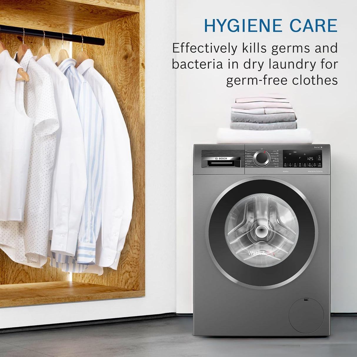 BOSCH WASH/DRY 10.5/6KG WNA2E4U1IN GRY(OPENBOX)