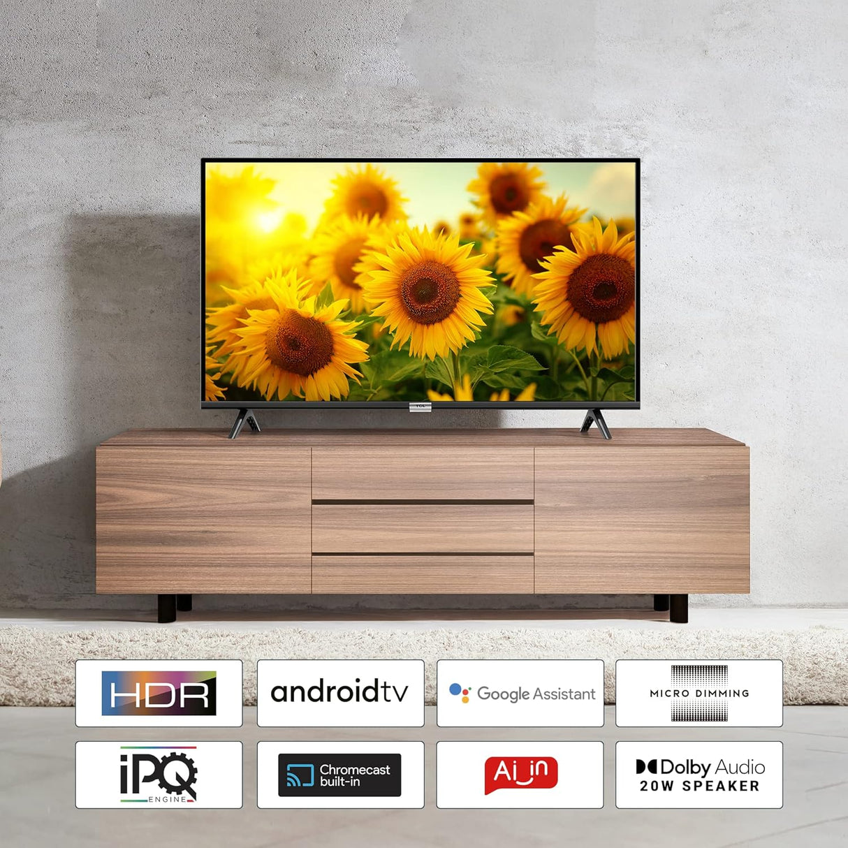 TCL 100 cm (40 inches) Full HD Certified Android Smart LED TV 40S6505 (Black) (OPENBOX)