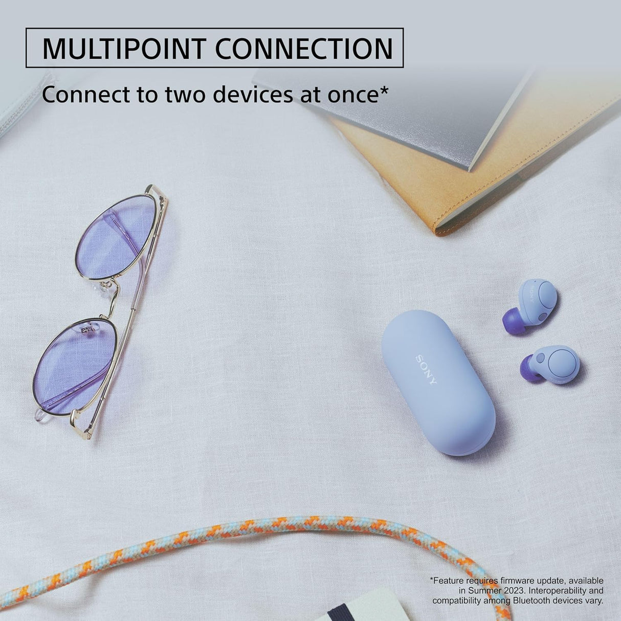 Sony WF-C700N Noise Cancellation Bluetooth Earbuds with Mic, TWS, Up to 20Hrs Battery, Adaptive Sound Control (OPENBOX)