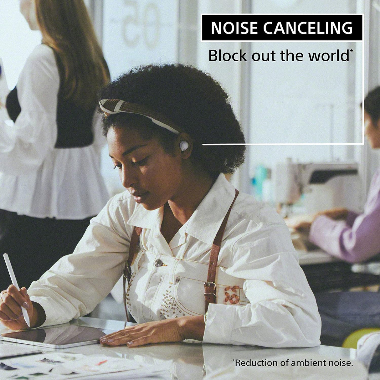 Sony WF-C700N Noise Cancellation Bluetooth Earbuds with Mic, TWS, Up to 20Hrs Battery, Adaptive Sound Control- Black(OPENBOX)