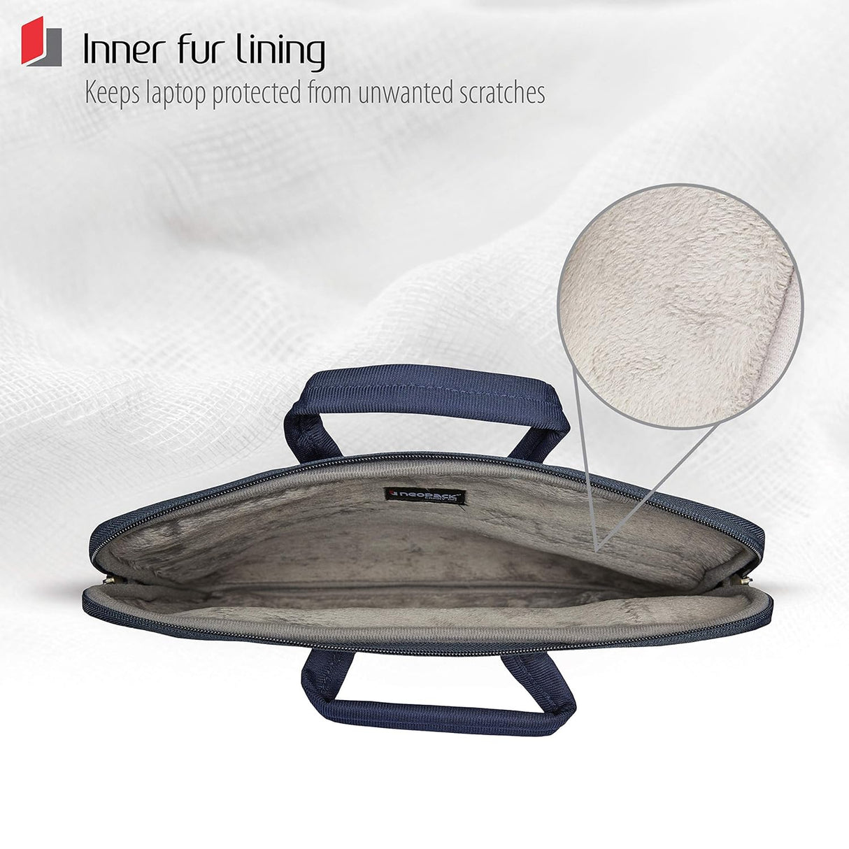 Neopack Handle Sleeve/Slim Bag for All 13 Inch Laptops/MacBook Pro & Air 13.3 inch - Blue (HP, Apple MacBook, Sony, Samsung, Lenovo, IBM, Asus, Toshiba, Compaq, Acer) (OPENBOX)