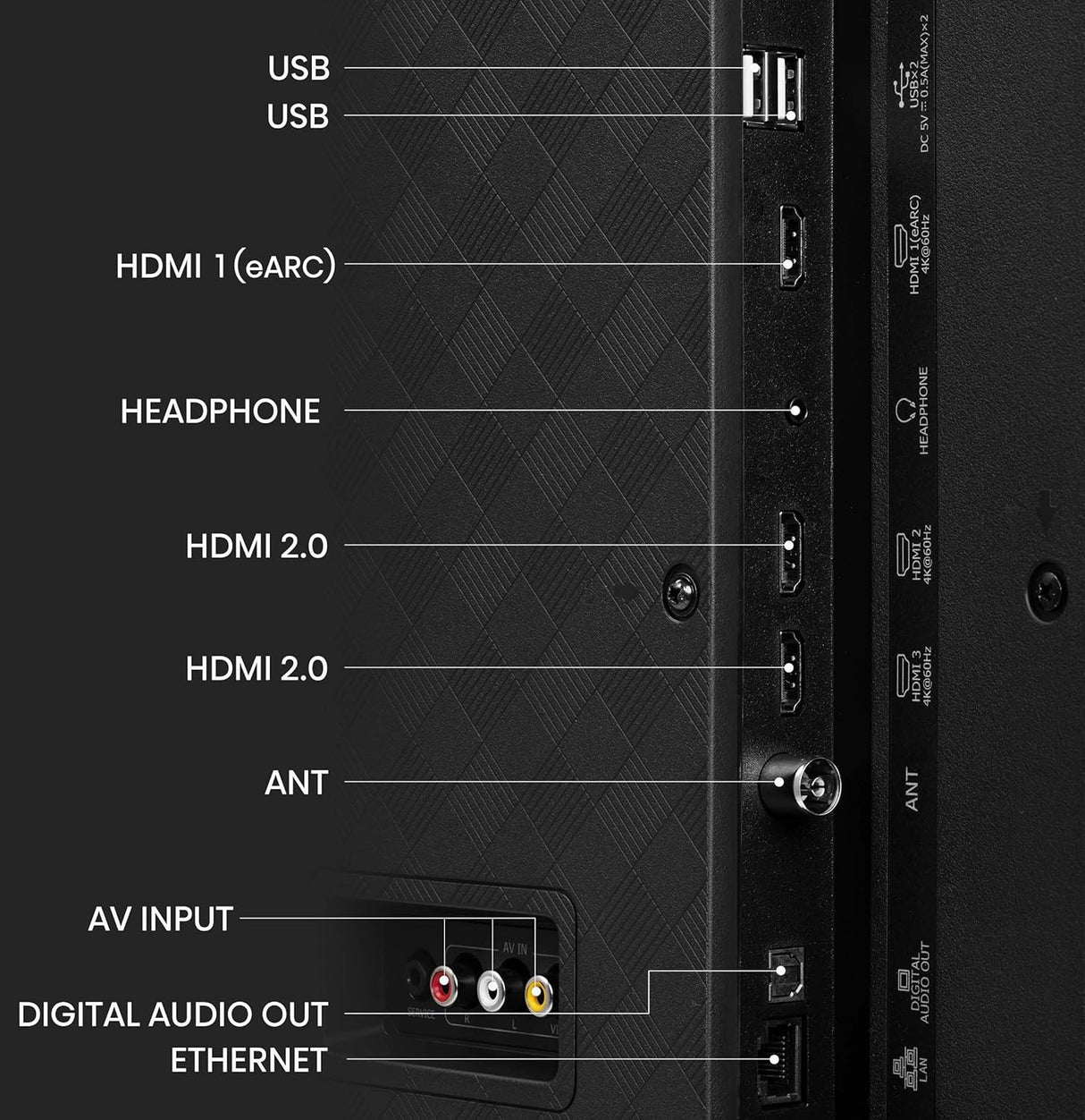 Hisense 108 cm (43 inches) Bezelless Series 4K Ultra HD Smart LED Google TV 43A6K (OPENBOX)