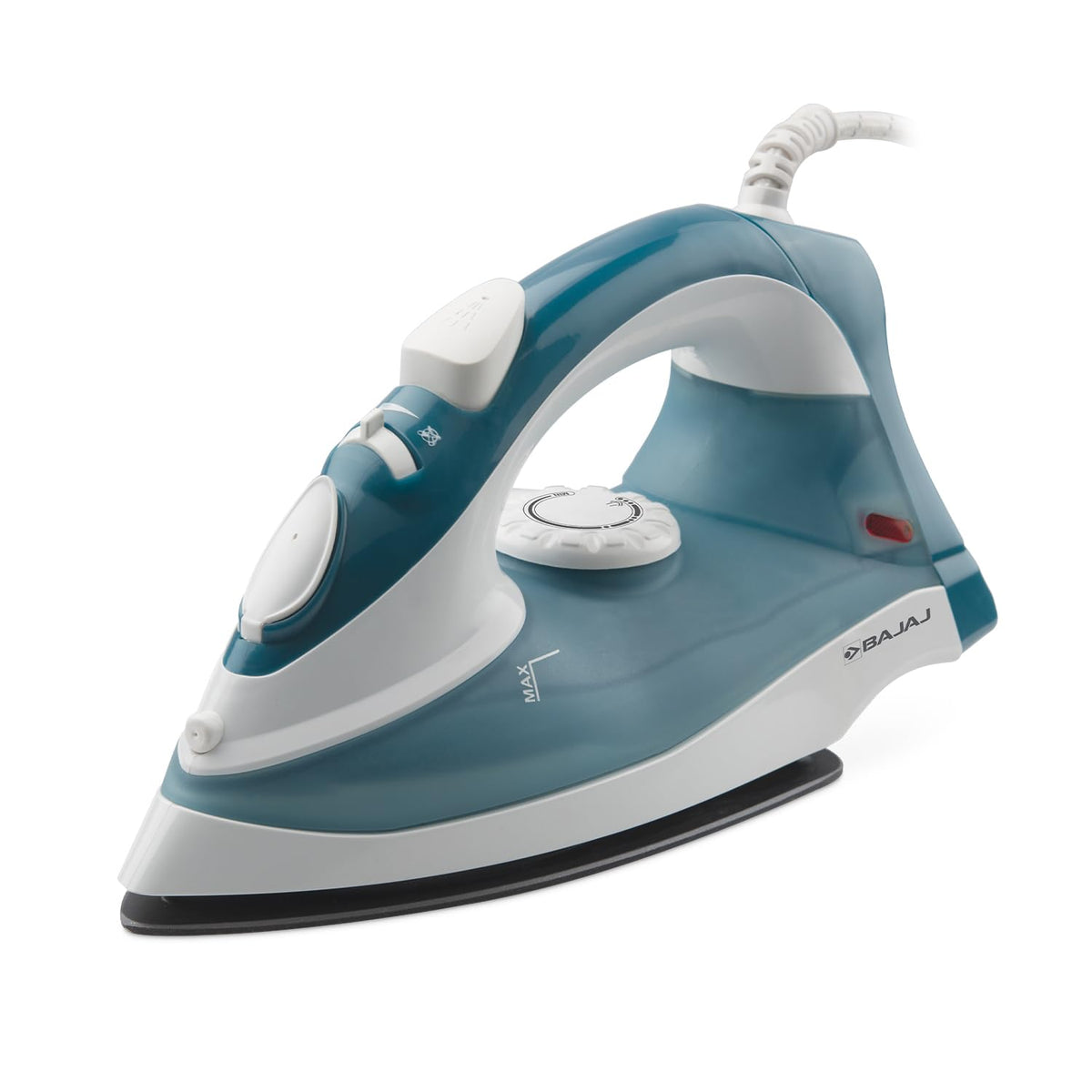 Bajaj MX 3 Neo Steam Iron | 1250 Watts Power For Faster Ironing | Vertical & Horizontal Ironing | Sp