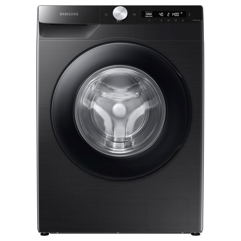 Samsung 8 Kg 5 Star AI Control & Wi-Fi, Fully-Automatic Front Loading Washing Machine (WW80T504DAB1TL, Black Caviar, Digital Inverter, )