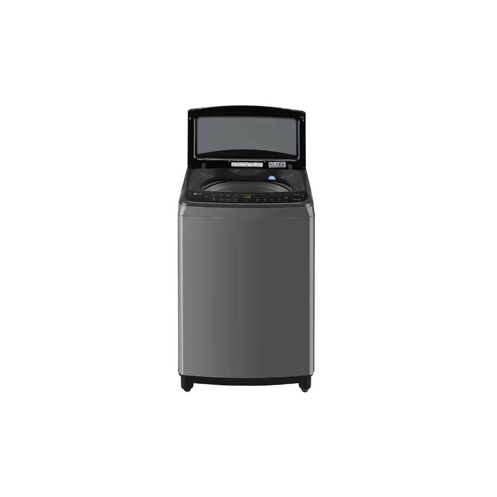 LG 9 kg 5 Star Fully Automatic Top Load Washing Machine (THD09SWM.ABMQEIL, In-built Heater, Black) (OPENBOX)