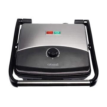 Croma 1500W 4 Slice 3-in-1 Sandwich Maker with Automatic Operation (Black) (OPENBOX)
