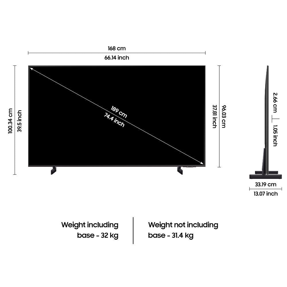 Samsung LED 189CM UA75CU8000 LED UHD/4K (OPENBOX)