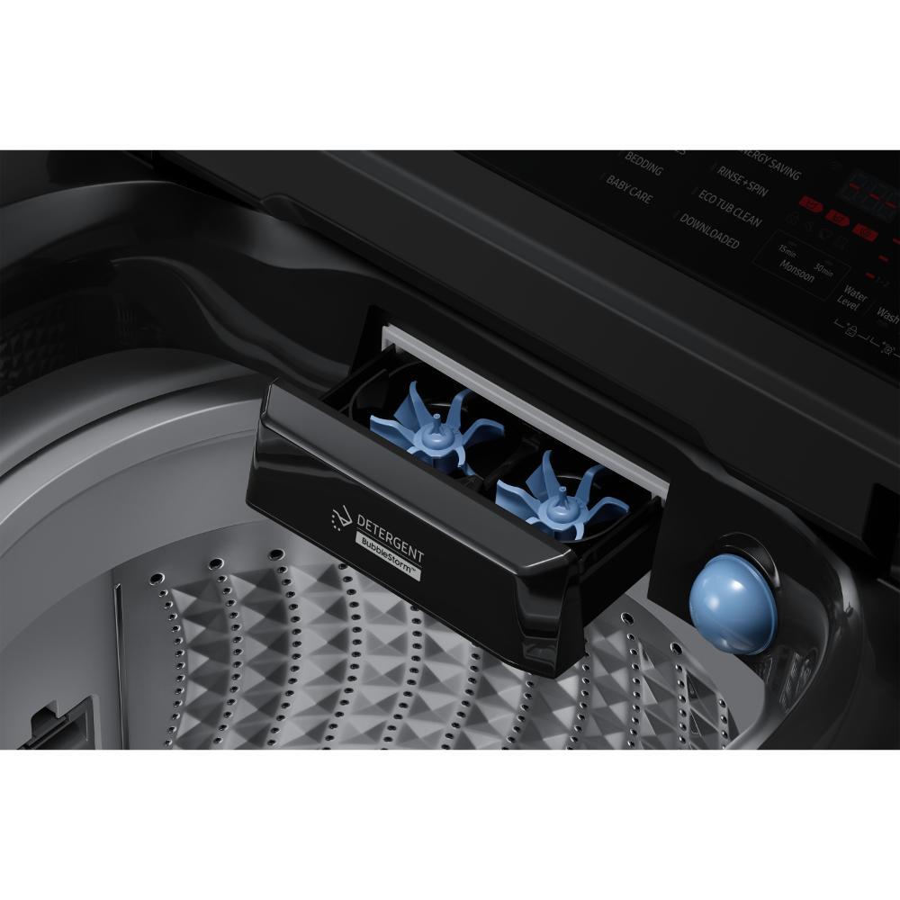 SAMSUNG 10 kg 5 Star Inverter Fully Automatic Top Load Washing Machine (WA10BG4546BVTL, Eco Bubble Technology, Dark Gray) (OPENBOX)