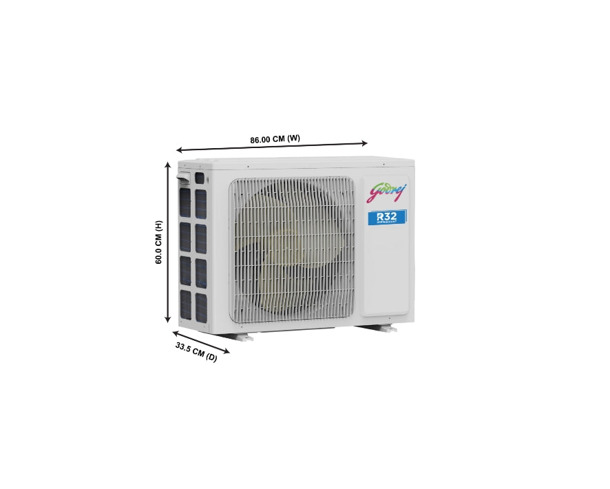 Godrej 1.5 Ton 3 Star, 5-In-1 Convertible, Inverter Split AC ( AC 1.5T DSS 18PI3R32-WWP SPLIT (OPENBOX)