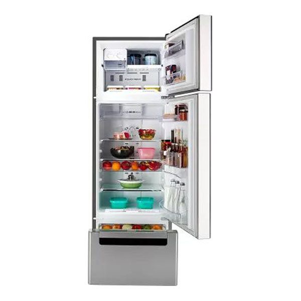 Whirlpool FP 263D Protton Roy 215 Litres Frost Free Triple Door Refrigerator with 6th Sense ActiveFresh Technology (Alpha Steel) (OPENBOX)