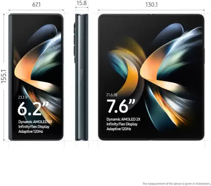 Samsung Galaxy Z Fold 4 5G 512GB storage