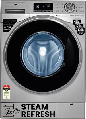 IFB 8 kg 5 Star Fully Automatic Front Load Washing Machine (Model: Senator WSS Steam, Silver) (OPENBOX)