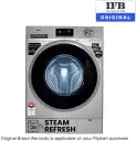 IFB 8 kg 5 Star Fully Automatic Front Load Washing Machine (Model: Senator WSS Steam, Silver) (OPENBOX)
