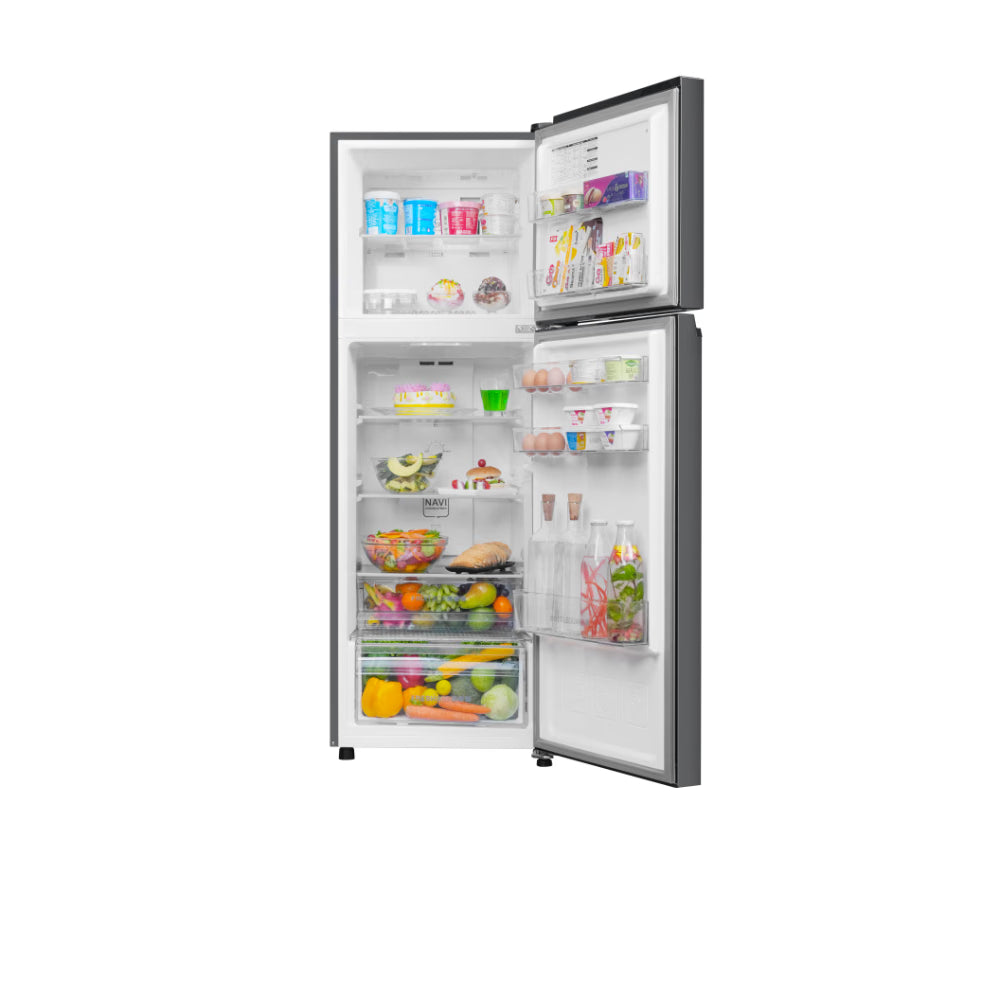 Haier 240 L 2 Star Double Door Refrigerator (HRF-2902IBGBA-P, GE Black)(OPENBOX)