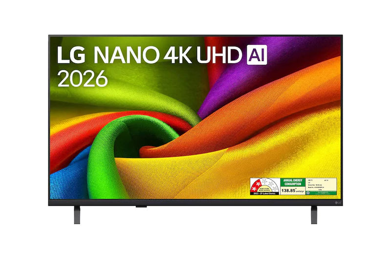 108 cm (43) LG NANO 4K UHD AI TV NU880 2026 - OPEN BOX