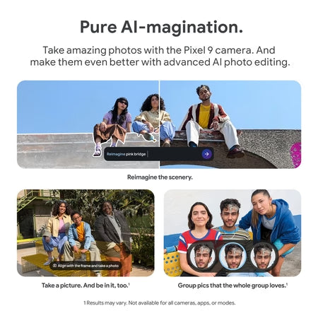 Google Pixel 9 (12GB RAM, 256GB storage) (OPENBOX)