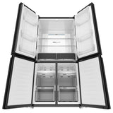 Haier 630 L Side by Side Refrigerator (HRB-700KGU1, Black Glass)(OPENBOX)