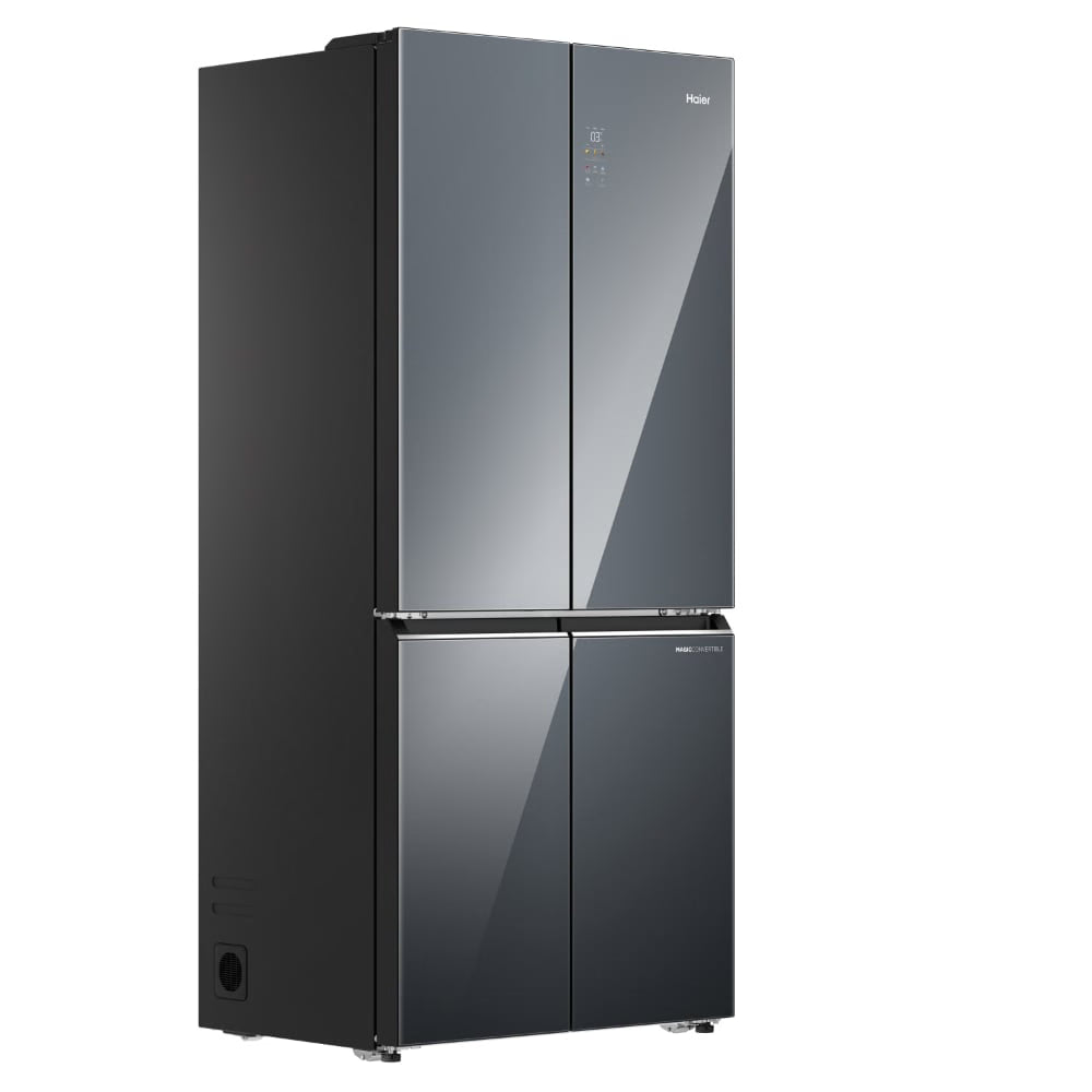 Haier 520 L 3 Star Frost Free Side by Side Convertible Refrigerator, HRB-600MGU1, Mirror Glass -OPEN BOX