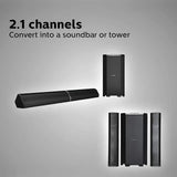 PHILIPS 80W Multimedia Speaker (High Fidelity Sound, 2.1 Channel, Black) (OPENBOX)