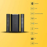 PHILIPS 80W Multimedia Speaker (High Fidelity Sound, 2.1 Channel, Black) (OPENBOX)