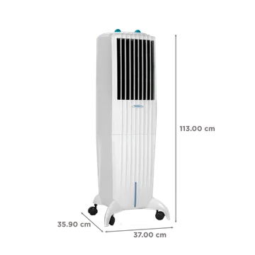 Symphony Diet 35T 35 Litres Room Air Cooler with Powerful Air Blower (Cool Flow Dispenser, White) (OPENBOX)