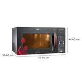IFB 30FRC2 30L Convection Microwave Oven with 101 Autocook Menus (Black Floral) (OPENBOX)