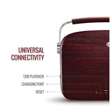 SAREGAMA Carvaan 6W Portable Bluetooth Speaker (5 Hours Playtime, Cherrywood Red) - OPEN BOX
