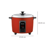 Panasonic Warmer Series 2.2 Litre Electric Rice Cooker with Keep Warm Function (Red) (OPENBOX)