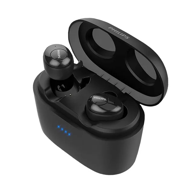 PHILIPS SHB2515BK/00 TWS Earbuds with Noise Isolation (Upto 100 Hours Playback, Black)