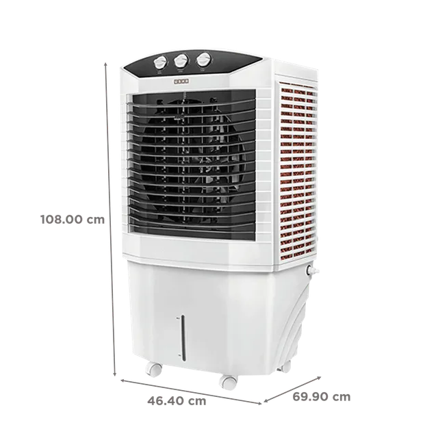 USHA DYNAMO 50 Litres Desert Air Cooler with Inverter Compatible (Thermal Overload Protection, White) - OPEN BOX